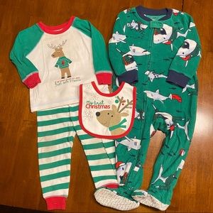 12 mo Christmas pj bundle